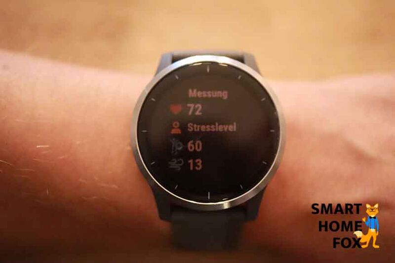 Man sieht das Menü auf der Garmin vivoactive 4.